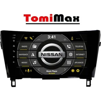 Autorádio TomiMax Nissan X-Trail, Qashqai Android 14 autorádio s WIFI, GPS, USB, BT HW výbava: 4 Core 2GB+32GB LOW - Model auta: Nissan X-Trail, Qashqai 2014-2016, Velikost obrazovky: Dotyková obrazovka: 10,1"