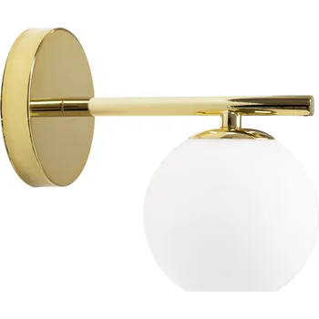 Nástěnné svítidlo Toolight - nástěnná skleněná svítilna Classic APP684-1W, zlatá, OSW-05639