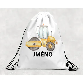 Dětský batoh Domovi Taška na přezůvky se jménem Válec 30 x 39,5 cm