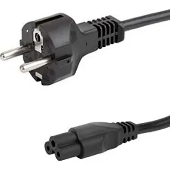 Prodlužovací kabel SCHURTER Kabel 3x0,75mm2 CEE 7/7 (E/F) vidlice,IEC C5 zásuvka PVC 2m