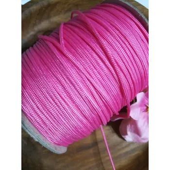 Příze Šňůra technická žaluziová / k navlékání korálků Ø1,4 mm růžová