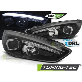 Přední světlomet FORD FOCUS MK3 15-18 BLACK DRL LED