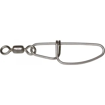 Sumcová karabinka s obratlíkem - ZECK Stainless Steel Swivel + Snap 114 Kg