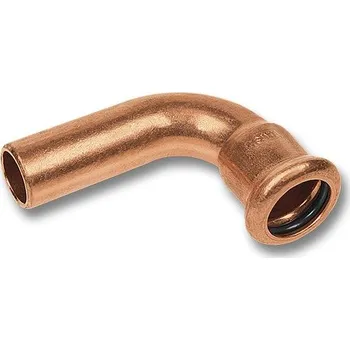 Vodovodní potrubí Sanha Press 6001A oblouk lisovací Cu voda 90° 15 mm MF 16001A15