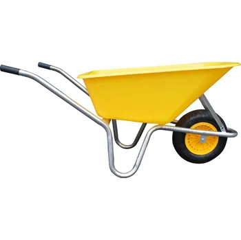 Kolečko kolečko LIVEX, pzn rám, 100l žluté, smontované