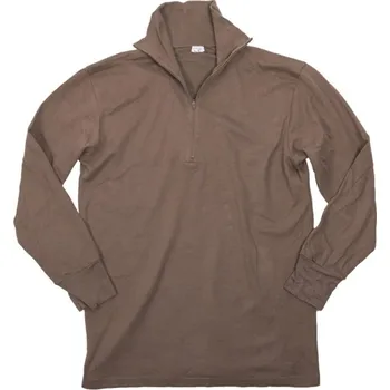 Pánská mikina Mikina hnědá se Zipem - použitá