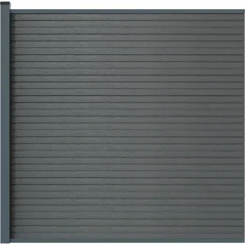 UMAKOV WPC plotový set se sloupkem 1850mm AURORA šedá