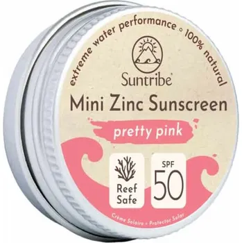 Přípravek na opalování Suntribe Přírodní zinkový opalovací krém SPF 50 pretty pink 15 g