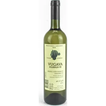 Vugava - víno bílé 13,5% - vinařství Podšpilje, ostrov Vis