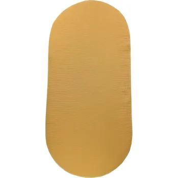 ENIE BABY mušelínové prostěradlo do kočárku karamelová