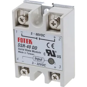 Relé Bezkontaktní relé SSR-40DD 5-200VDC