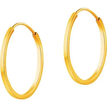 Náušnice Zlaté náušnice - kruhy, 18 mm - AP533-3157