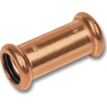 rozdělovač topení Sanha Press 6270S nátrubek přesuvný lisovací Cu voda 15 mm 16270S15