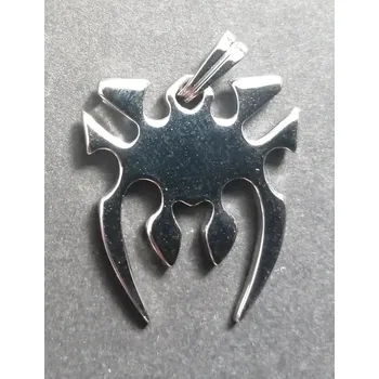 Přívěsek Abstraktní klíště - menší provedení - ocelový přívěsek