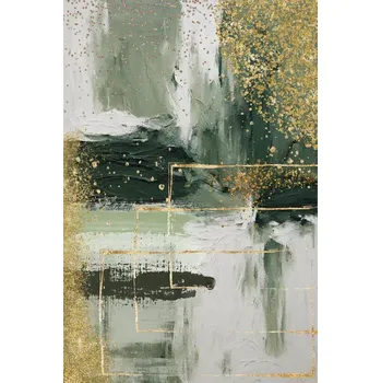 Plakát Plakát, Obraz - Green and Gold Moment I, Sally Ann Moss