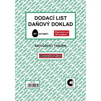 Baloušek Tisk ET130 dodací list daňový…