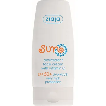 Přípravek na opalování Ziaja Face Cream antioxidační pleťový krém na opalování s vitamínem C SPF50+ 50 ml