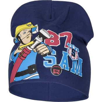 Čepice SETINO Chlapecká čepice - Požárník Sam 771-853, tmavě modrá Barva: Modrá tmavě, Velikost: velikost 54