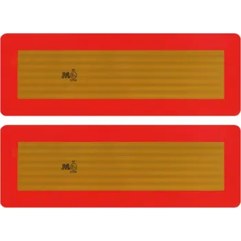 tabule reflexní 197x566 mm návěs, 2 ks SAMOLEPKA - levá+pravá, reflexní třída II.