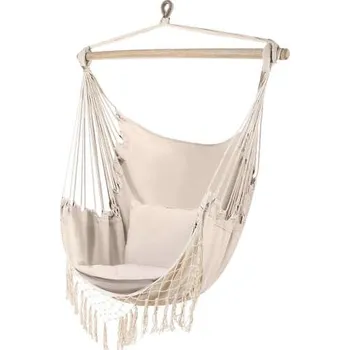 Závěsné křeslo Závěsné křeslo Brasilia 110 x 130 cm, béžové