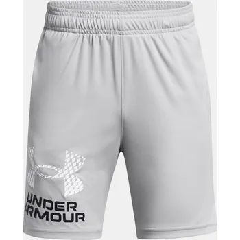 Chlapecké oblečení Chlapecké kraťasy Under Armour UA Tech Logo Shorts 1383333-011 Šedá YMD