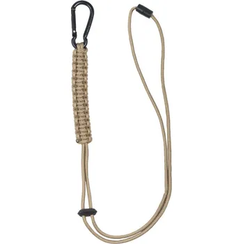Šňůra PARACORD s karabinou COYOTE - 57cm