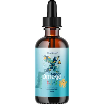 Přírodní produkt BrainMax Vegan Omega Kids 90 ml