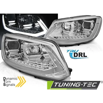 Přední světlomet SVĚTLOMETY TUBE LIGHT DRL CHROME SEQ pro VW TOURAN II 08.10-15