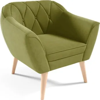 Křeslo Křeslo Victoria - Velutto 09 Barva nožiček: Buk přírodní