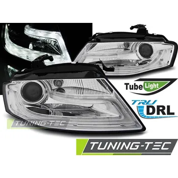 Přední světlomet SVĚTLOMETY TRUE DRL CHRÓMOVÉ pro AUDI A4 B8 04.08-11