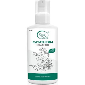 Masážní přípravek Cayatherm Masážní olej Hadek velikost: 100 ml