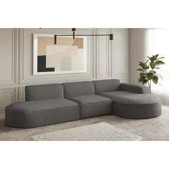 Sedací souprava Sedací souprava do L - Parma - tmavě šedá Varianta: Pravá