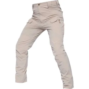 Kalhoty tactical nepromokavé, khaki barva, XXXL, Smilodon