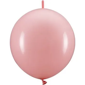 PartyDeco Balónky spojovací světle růžové 33 cm 20 ks