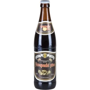 Pivo Podkrkonošský speciál tmavý 6.3% - speciální tmavé - Novopacké pivo - 0.5L