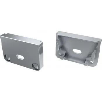 LED lišta LEDLabs Stříbrná záslepka pro profil LUMINES SILEDA LED s otvorem