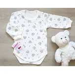 AMÁLKA Bavlněné body dlouhý rukáv, medvídci Velikost: 80