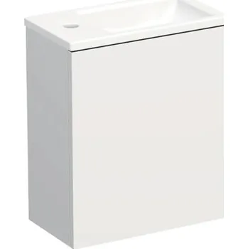 Koupelnový nábytek Koupelnová skříňka s umyvadlem Intedoor TRENTA 42 cm bílá matná TRE 42 1D P PU 379