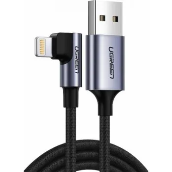 Datový kabel Ugreen USB-A – Lightning kabel 1 m černý (ugreen_20200420143156)