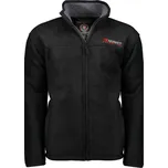 GEOGRAPHICAL NORWAY mikina pánská USINE MEN s kožíškem 4XL černá