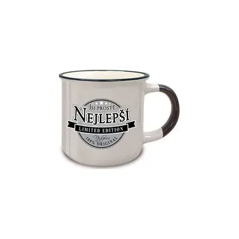 Nekupto Hrnek s potiskem Jsi prostě nej Retro