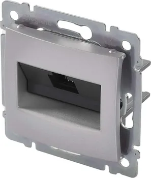 Elektrická zásuvka Valena zásuvka datová 1xRJ45/5e UTP 770238 stříbrná Legrand