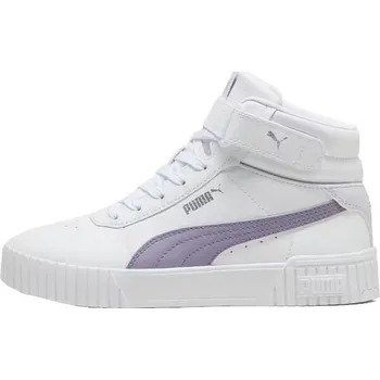 Dámské tenisky Dámské tenisky Puma CARINA 2.0 MID 7.5 Bílá, Fialová, Stříbrná