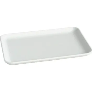 Podnos 15x10cm, bílý melamin