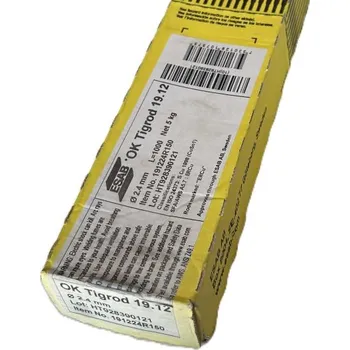 Příslušenství ke svářečce ESAB OK Tigrod 19.12 svařovací drát pro TIG, Ø 2.4 mm x 1000 mm Balení: 2,40 mm 191224R150