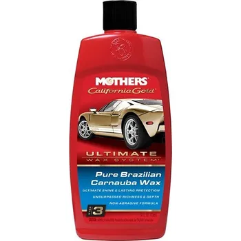 Autovosk California Gold Pure Brazilian Carnauba Wax - neabrazivní karnaubský vosk - tekutý, 473 ml (krok 3) | Mothers