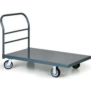 Plošinový vozík Ocelový plošinový vozík nosnost 900 kg, 915x610 mm