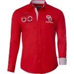 CARISMA košile pánská 8004 dlouhý rukáv slim fit XXL červená