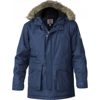 D555 bunda pánská LOVETT zimní parka nadměrná velikost 3XL tmavě modrá