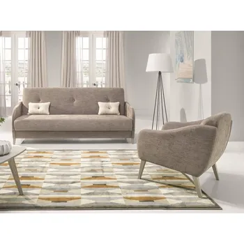 Sedací souprava Retro sedací souprava NAPOLI 3+1+1 bez čalounění zadní části